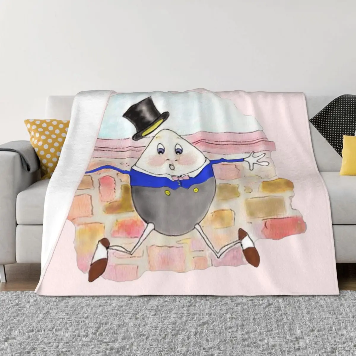 

Humpty Dumpty Had a Great Fall Throw Blanket Extra Large Throw Moving warm for winter Baby Blankets