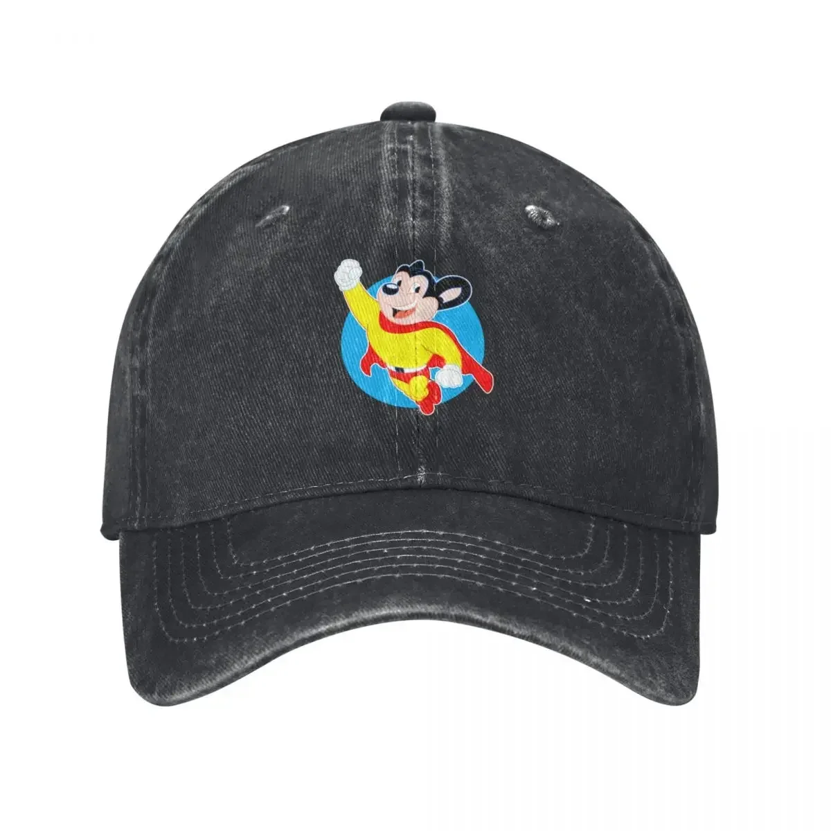 

Mightymouse Hero Baseball Cap Beach Golf Snap Back Hat Mens Tennis Women's