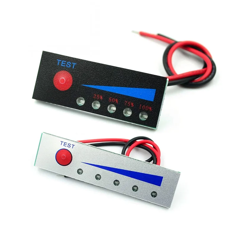 1S 2S 3S 4S 7S 8S 4.2V-29.4V Lithium Battery Li-po Li-ion Capacity Indicator Board Power Display Charging Charge LED Tester