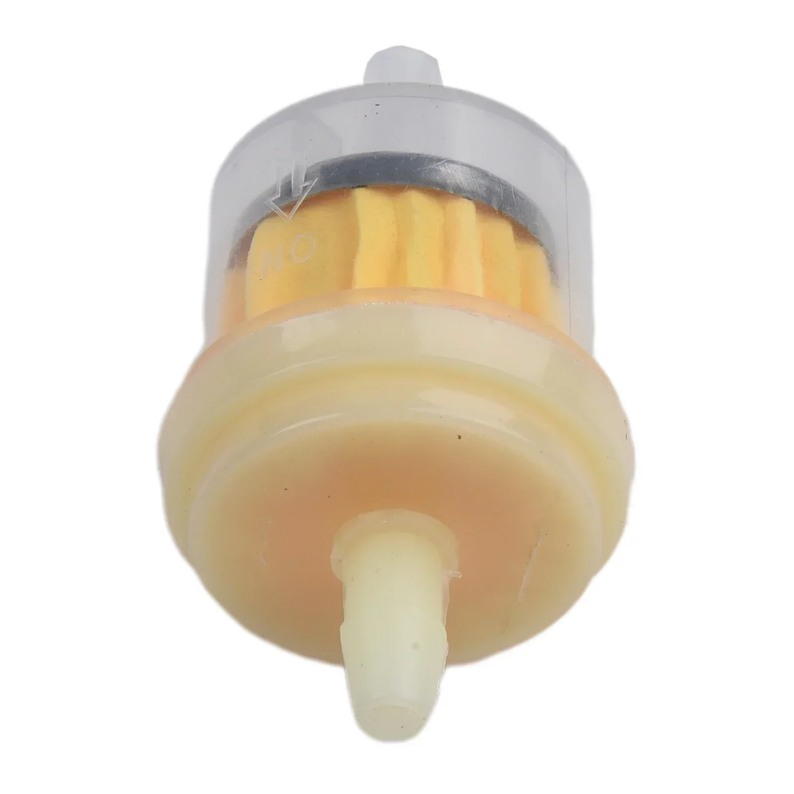 Universal Fuel Filter For Motorcycles, Quads, Scooters - 6mm Diameter, White Plastic, Magnetic, 6cm Length