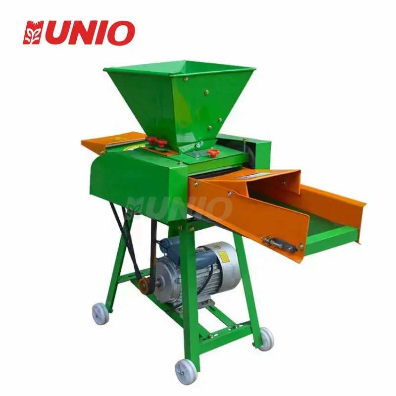

Hot Sale Small Grass Stalk Shredding Machine With Hopper Animals Feed Processing Machines Transfer Belt