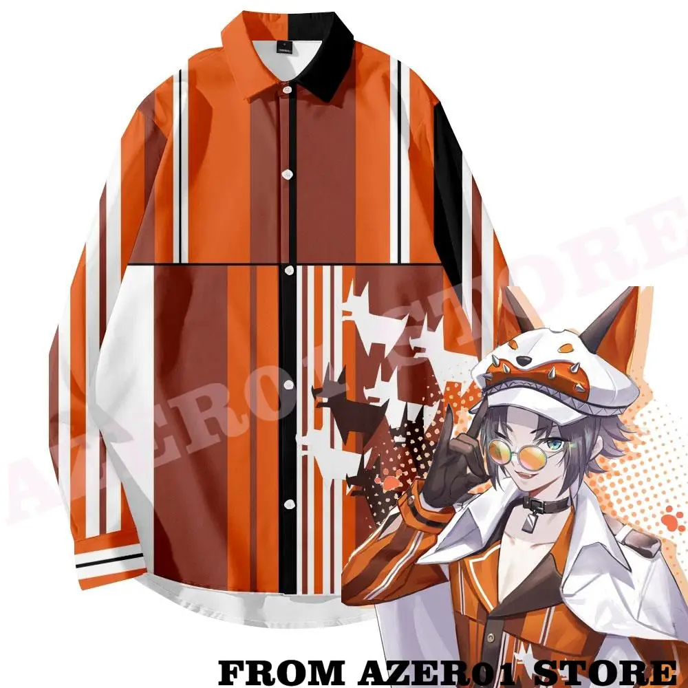 HOLOLIVE Vtuber Mysta Rias Merch Cosplay Long Sleeve Blouse Hoodies MystaRias Men/Women Sweatshirt Long-sleeved Shirt