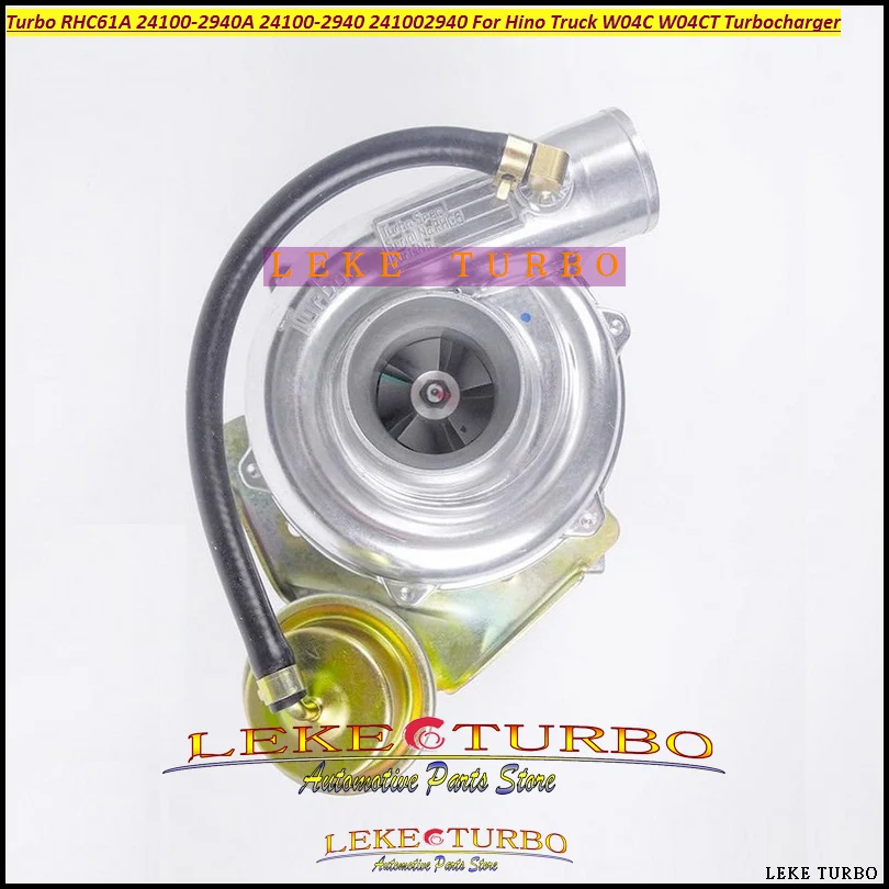 Turbo RHC61A 24100-2940A 24100-2940 24100 2940A 241002940A 241002940 24100 2940 Turbine Turbocharger For Hino Truck W04C W04CT