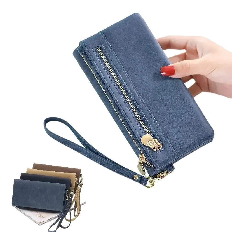 

Женский длинный клатч, сумка для карт, портативный кошелек с несколькими слотами для карт, кошелек для женщин, кошелек-клатч из искусственной кожи, роскошная брендовая сумка