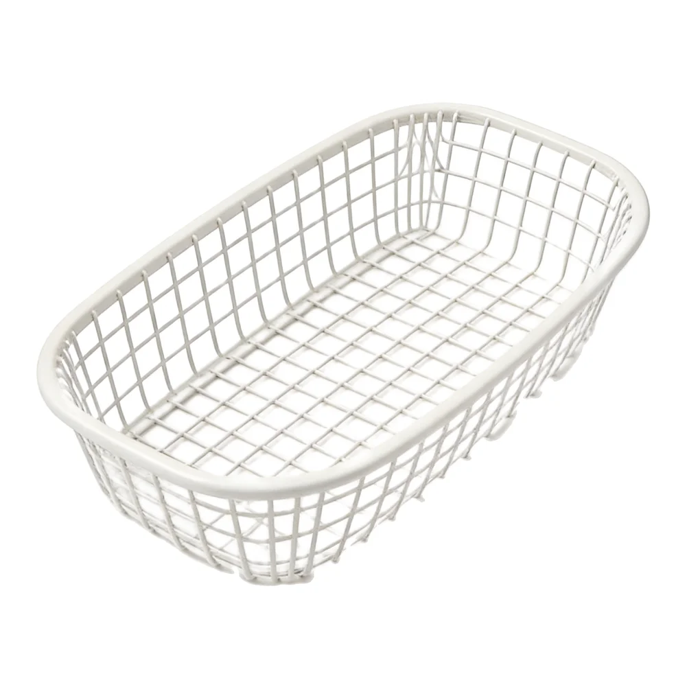 Student Organizer Wire Storage Basket Study Area Office Desk Versatile Desktop Accessory Long-lasting Material