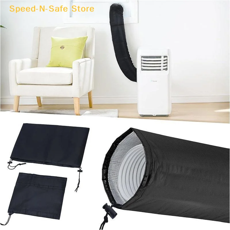 Waterproof AC Exhaust Pipe Cover Dustproof Anti-corrosion Air Conditioner Hose Protector for Home Commercial AC Use