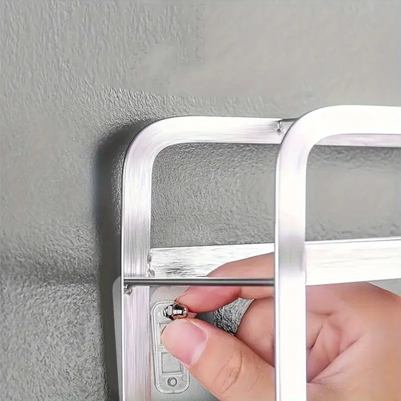 6 Stück Klebende Schraubensticker für Badezimmerregale, Stark Haftend, Ohne Spuren, Selbstklebend, Ohne Bohren, Wandmontage-Regal-Schraubensticker – Detail 4