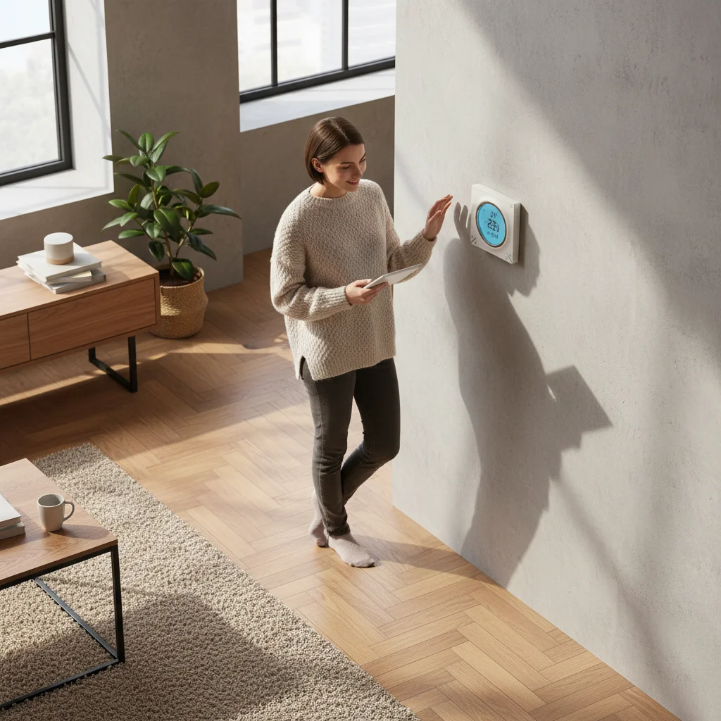 

WiFi Smart=Air Conditioner Control With Large LCD Display Programmable Thermostat For Central Heating And Air Conditioning 2025