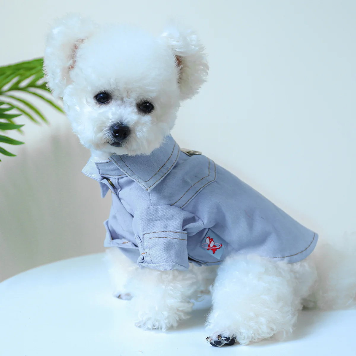 Dog fashion Denim Blue Shirt soft dog clothes For Small Dogs Puppy Boy Uniform Pugs Chihuahua Yorkie French Suits