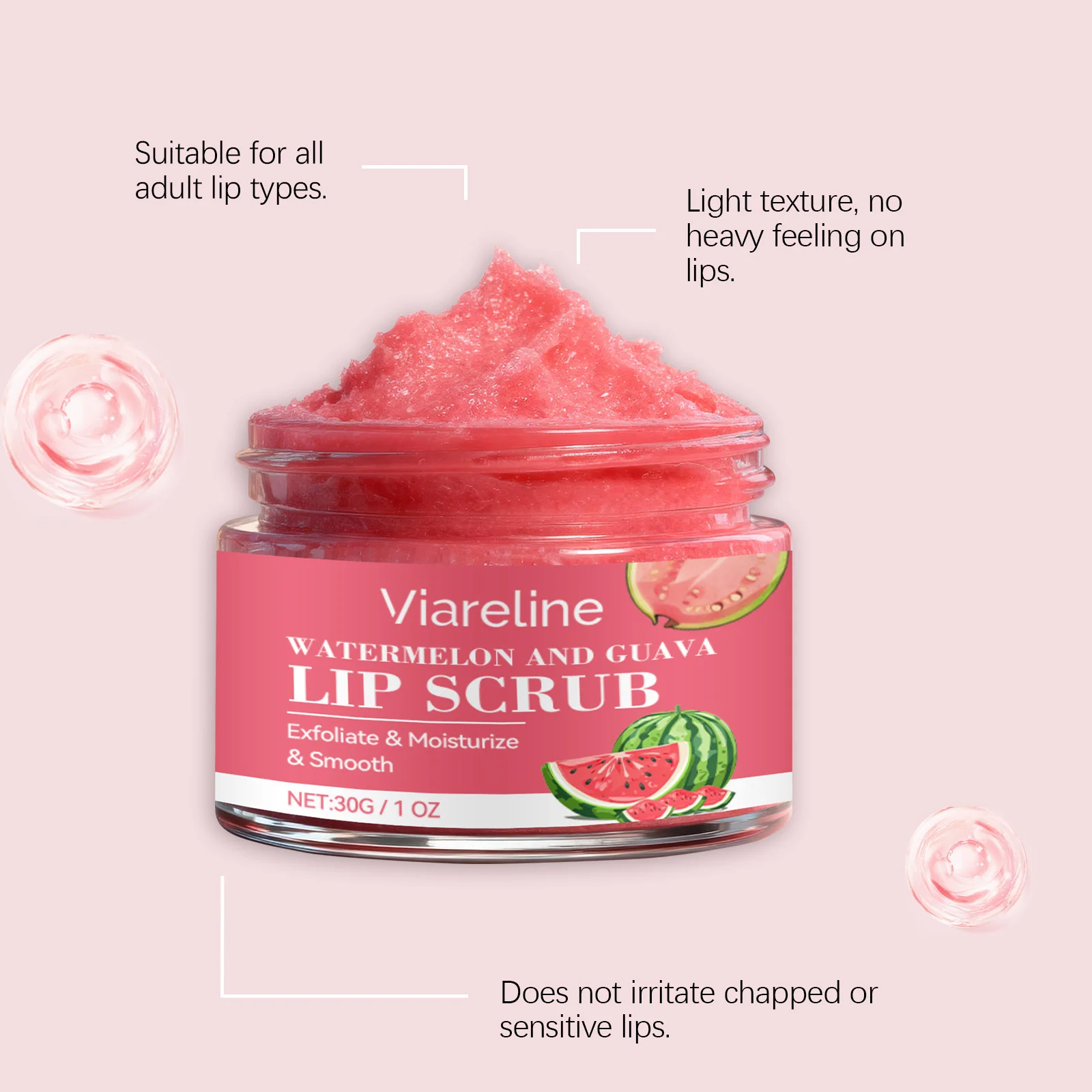 Exfoliating Lip Scrub Fade Lip Lines Remove Dead Skin Smoothing Moisturizing Brightening Lip Color Soothing Hydrating Lip Scrub