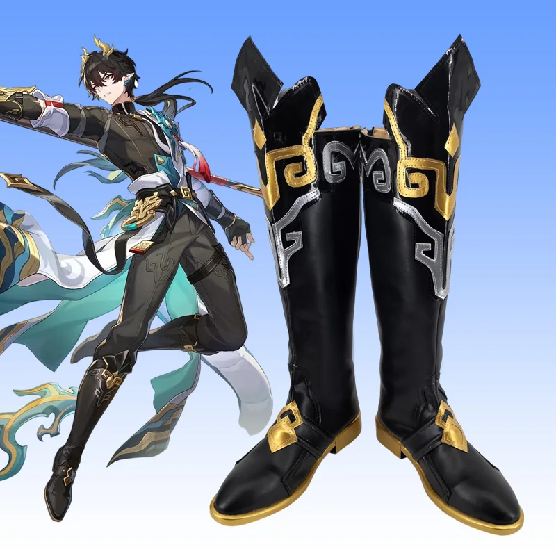 Honkai Star Rail Dan Heng Cosplay Stiefel Neue Haut Halloween Party für Frauen Männer Schuhe