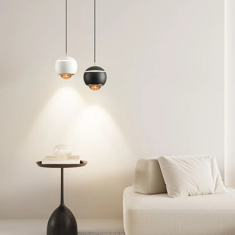 モダンなシンプルなペンダントライト寝室のベッドサイドハンギングランプ北欧ボールロングラインカフェバーリビングルーム家の装飾器具