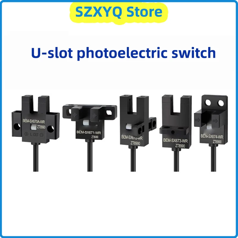 

U Type Photoelectric Sensor EE-SX672/0/1/3/4A/5/6/7-WR Limit sensor NPN Normally open normally closed band line induction switch