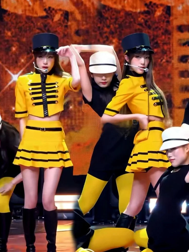 YENA Catch Catch Performance Costume Women's Group Stage Outfit Jazz Dance Show Stage Wear Traditional Ethnic Stage Costume