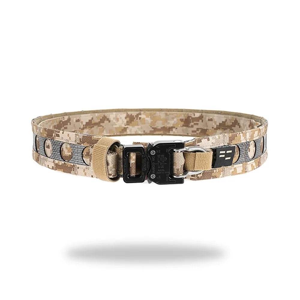 

Tactical Bison Belt Double Layer Battle Waistbelt Quick Release Metal Buckle CS Sports MOLLE Waist Belt SL06