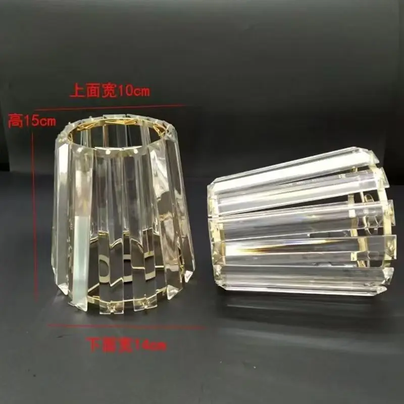 

Абажур для люстры, хрустальный абажур для ресторана E14 E27, хрустальный абажур различного размера, вентилятор, хрустальные абажуры