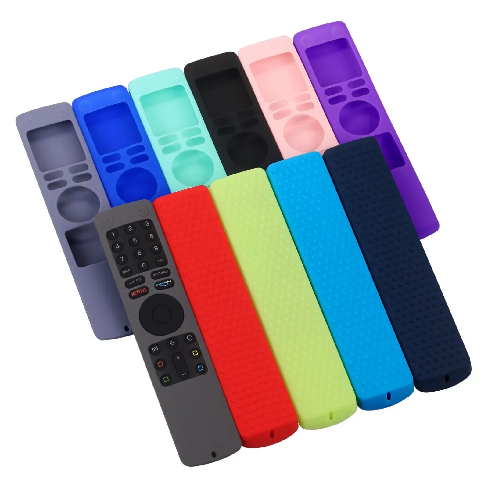 Voice Bluetooth-compatible Remote Control Case Silicone Shockproof Case for Xiaomi 4S XMRM-010 X10 X6 MI 4S Smart Remote