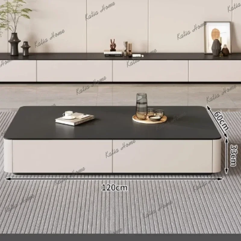 Factory Direct Storage Aesthetic Coffee Table Items Modern Side Living Room Tea Table Rectangle Designer Couchtisch Wohnzimmer H