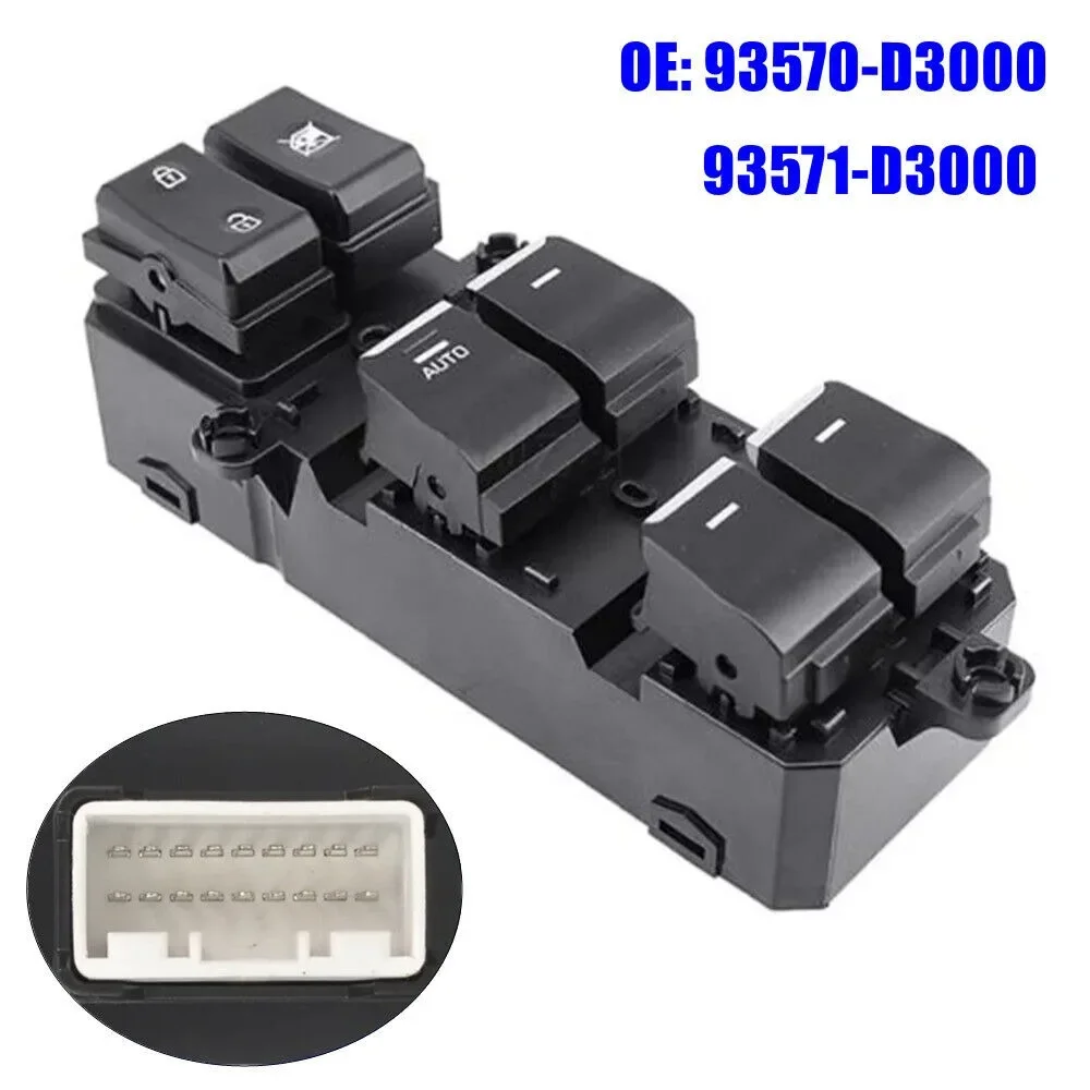

For Hyundai Tucson 2016-2018 Car Driver Front Left Side Door Electric Master Power Window Switch Part 93571-D3000 93570-D3000
