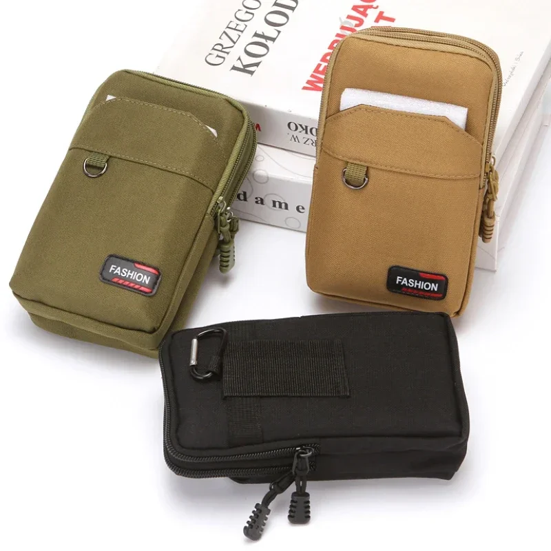 Nylon militar Fanny Pack para homens, Molle ao ar livre, bolsa de telefone, bolsas de camping e caça, nova bolsa de cintura, EDC Gear