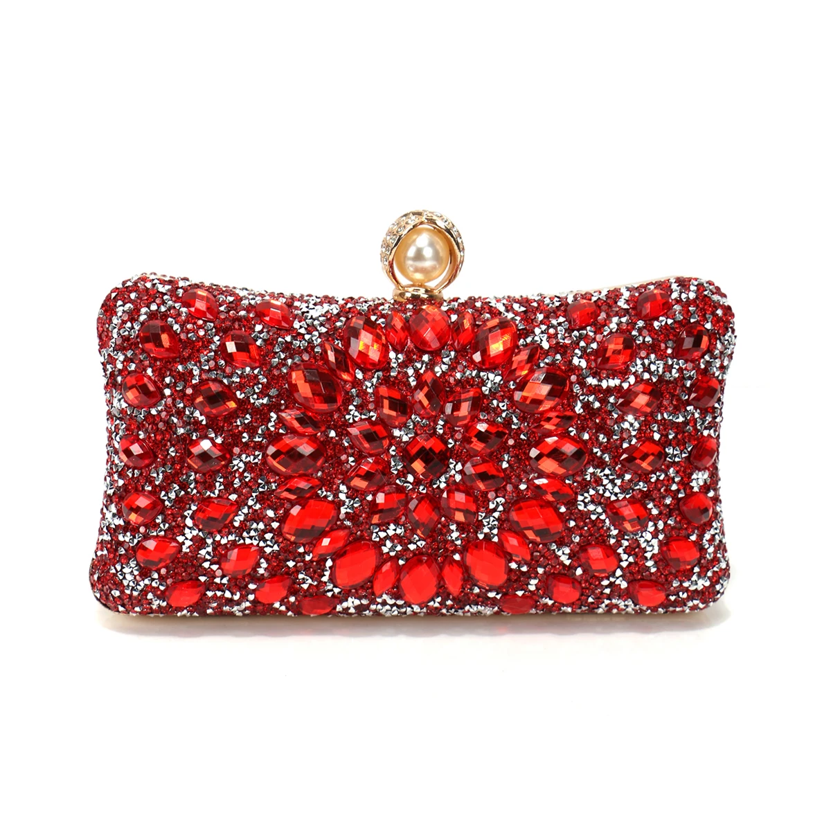 الاكريليك الماس حقائب السهرة حفل زفاف الفاصل أحجار الراين الساخن تصميم سلسلة حقائب الكتف #6