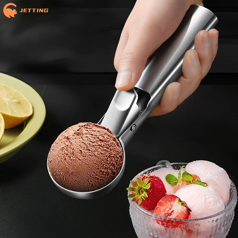 Stainless Steel Ice Cream Scoop And Scooping Tool, Multi-functional Ice Cream Scoop And Scooping Tool, Ice Cream And Fruit Scoop