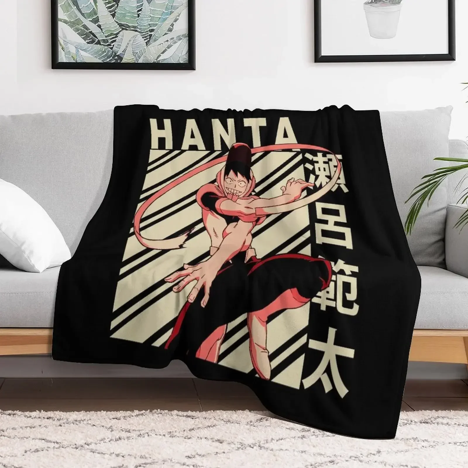 hanta sero Vintage Art Throw Blanket For Sofa Thin Personalized Gift Blankets