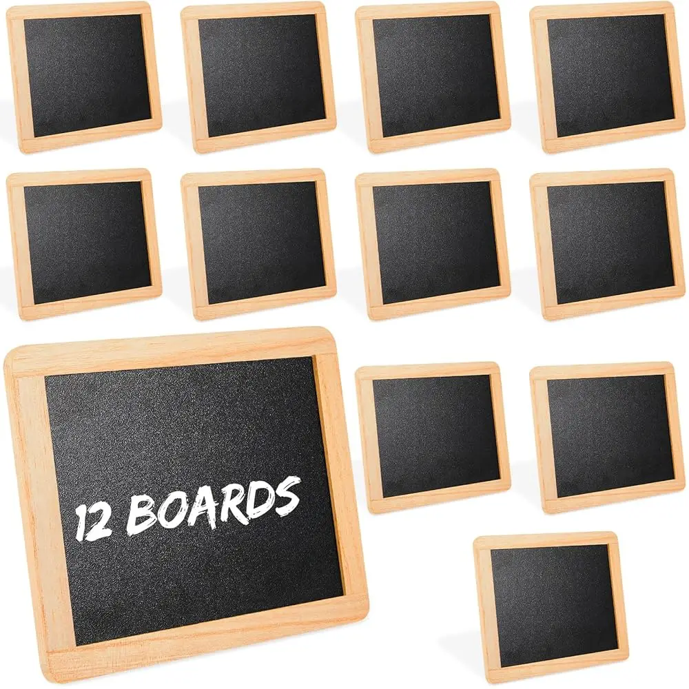 

Маленькая меловая доска с рамкой 5,2x4 дюйма, мини-доска для заметок, школьные принадлежности для класса, дома, офиса