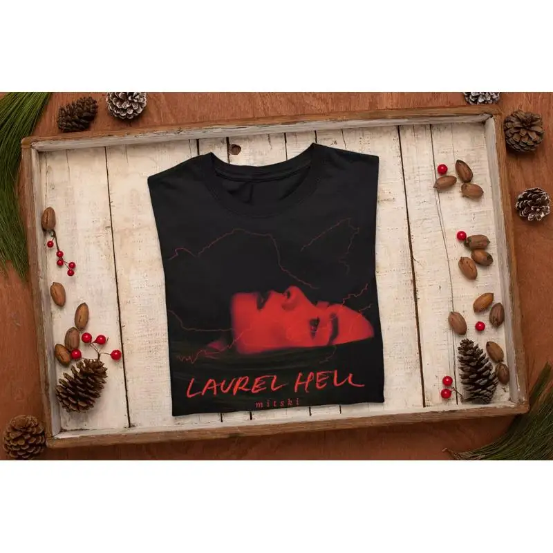 Laurel Hell Mitski música camiseta negra algodón todas las tallas S 5Xl
