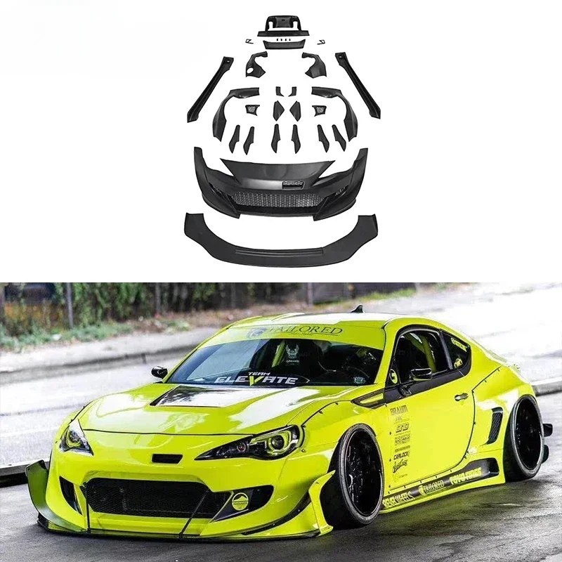 

Rocket Bunny V3 Style Wide Body Performance Kit For Toyota GT86 ZN6 ZD6 BRZ FR-S Upgrade Bumper Auto Parts Auto Parts