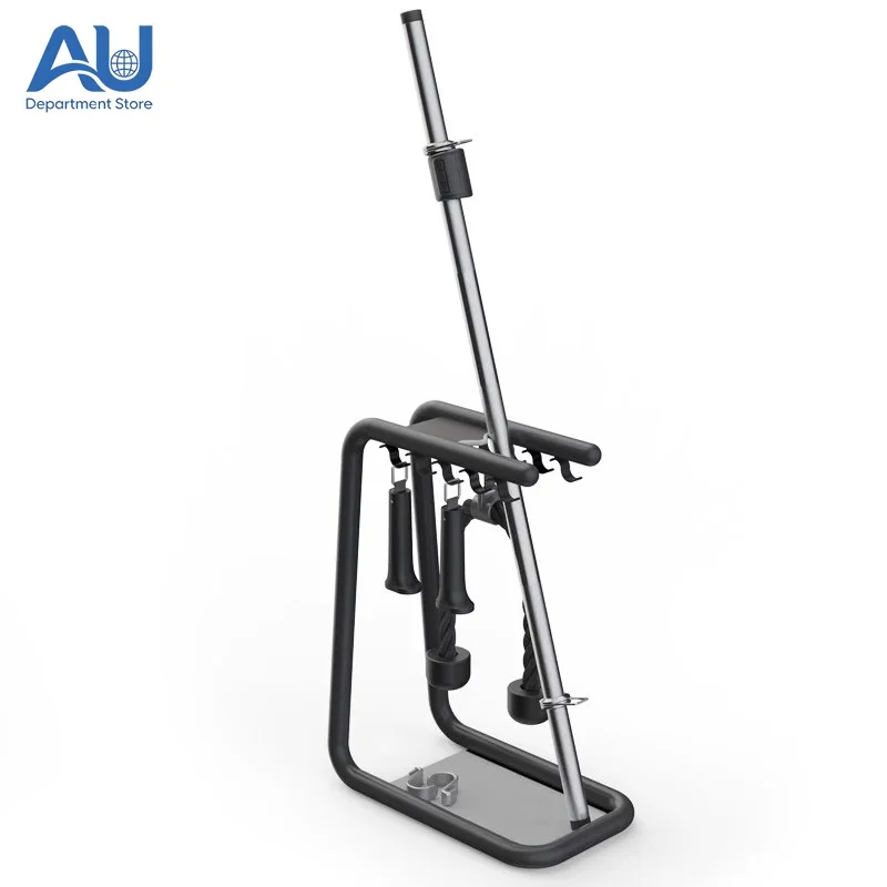 Storage Rack Squat Bench Push Straight Bar Stainless Steel Training Accessories
