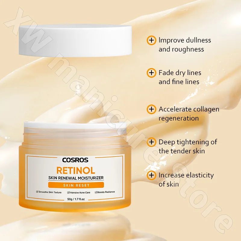 Retinol Firming Hydrating Cream Moisturizing and Brightening Refreshing Non-sticky Facial Care Moisturizing Cream 50g