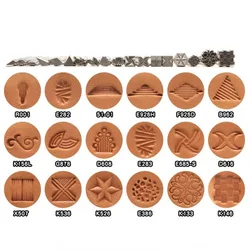 Leather Pattern Embossing Alloy Punch Head DIY Leather Crafts Bag/clothing/shoes/belt/watch Band Engraving Press Printing Tool