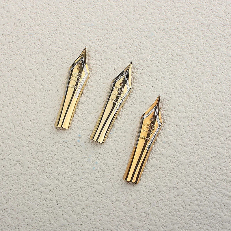 Jinhao Médio Gold Tip Nib Fountain Pen, Canetas de Tinta para a Escola Estudante, Papelaria de Escritório, Alta Qualidade, X450, 2Pcs