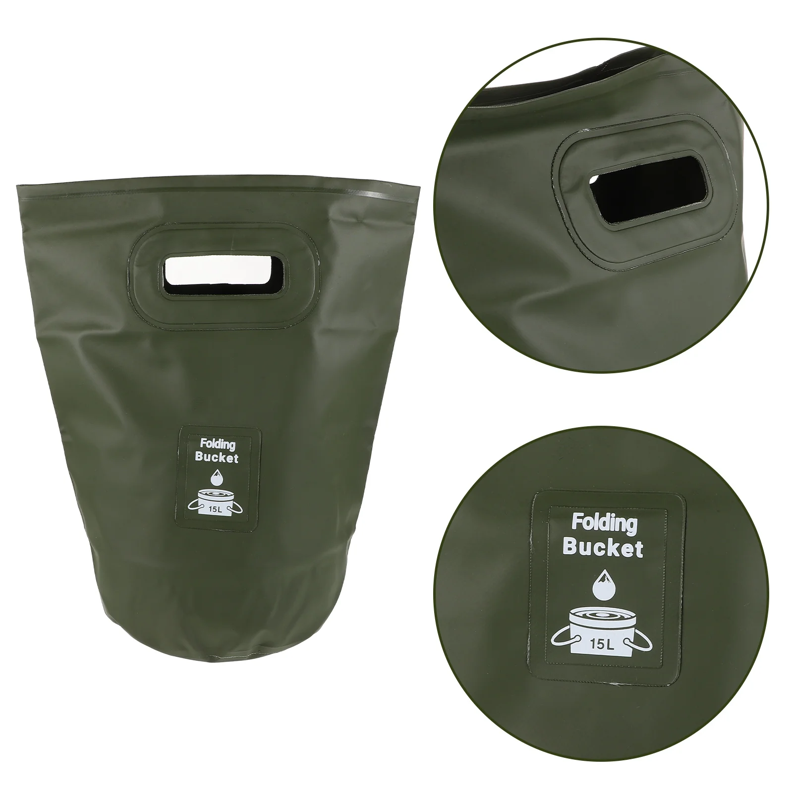 

Foldable Water Outdoor Collapsible Bucket Portable Camping Fishing Basin Multifunctional Reusable Storage Container Durable