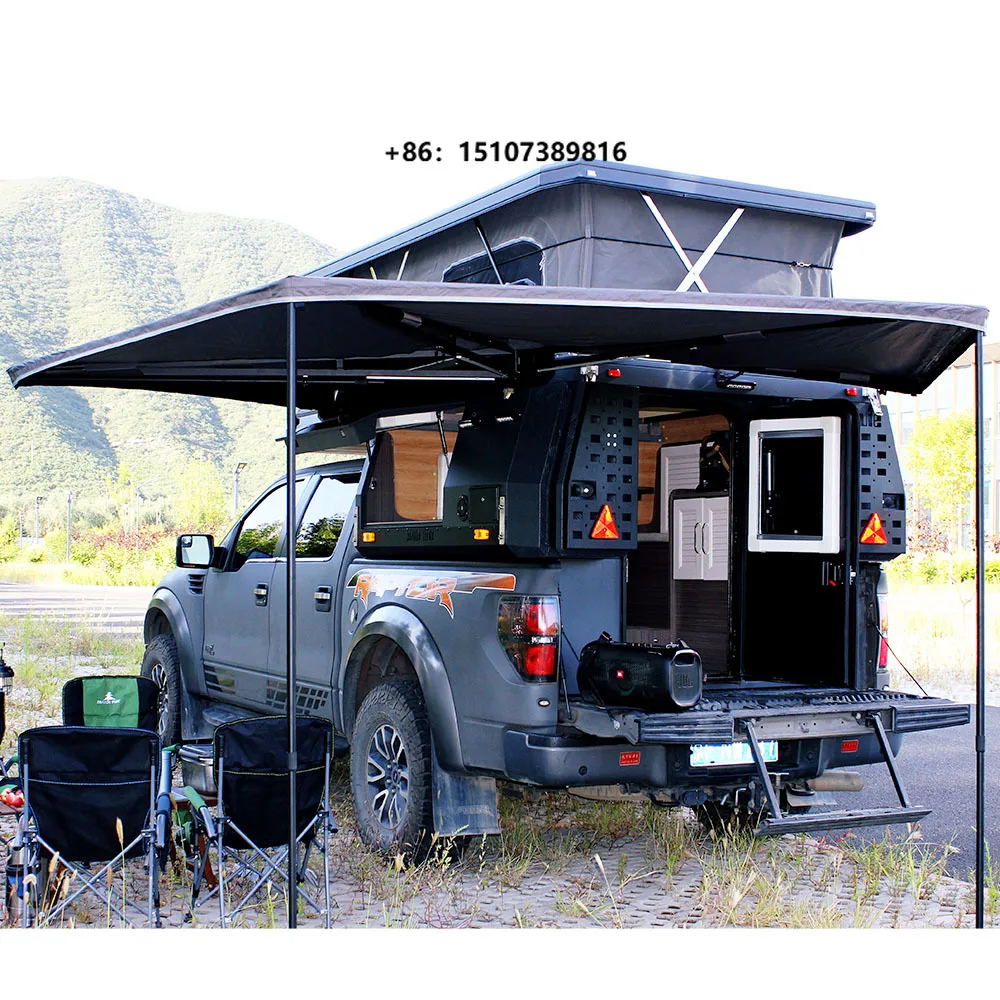 Custom Size Motorhomes Campervans Luxury Travel Trailer Mini Teardrop Slide Pop Top Camper With Toilet