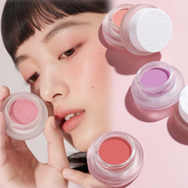 

ForeverKey Powder Blusher Cream Nude Natural Highlight Brighten Blue Purple Slightly Drunk Three-dimensional Powder Blusher