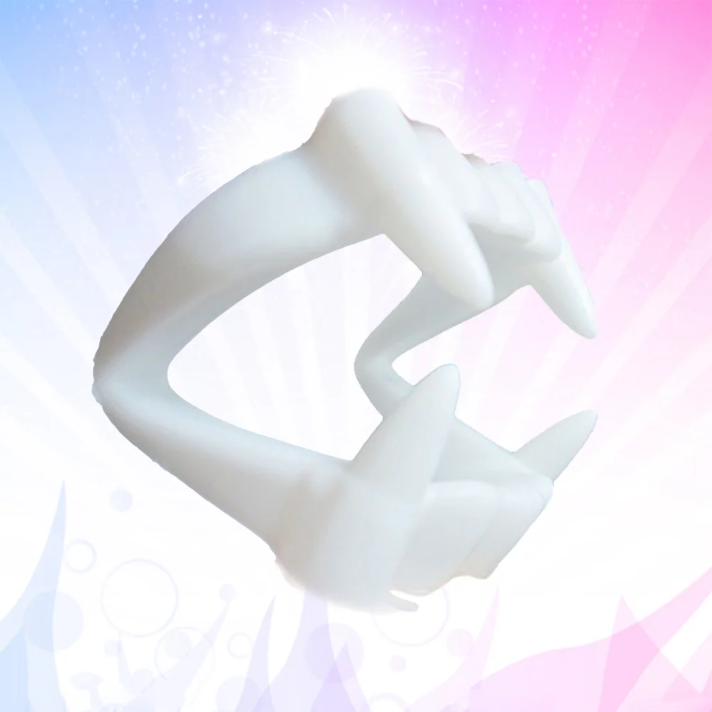 10 Pcs Halloween Vampire Teeth Fake Zombie Toy Dentures Fangs for Cosplay Child