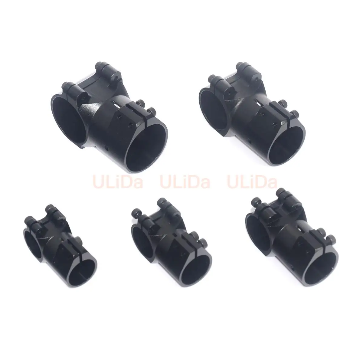 Connecteur de pied de train d'atterrissage à trois voies en alliage d'aluminium, 16 18 20 25 30mm, pour la protection des plantes, Drone UAV, accessoires FPV