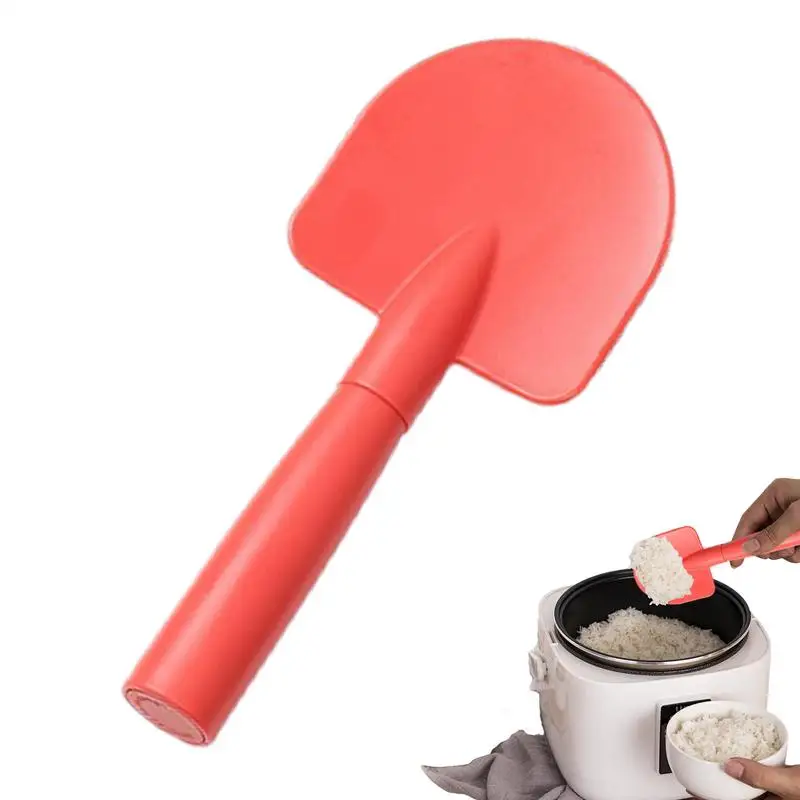 Pala per riso Pala per cucchiaio per riso Facile da pulire Antiaderente Autoportante Resistente alle alte temperature Multifunzionale Durevole Forma carina Riso