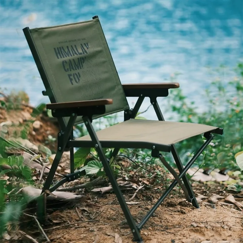 Folding Single Camping Chair Outdoor Removable Portable Hiking Recliner Fishing Chair Picnic Lunch Break Camping Supplies