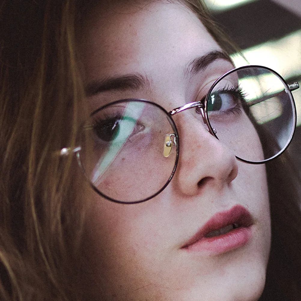 

6pcs Titanium Nose Pads For Glasses Non-Slip Durable Eyeglass Supports High Frame Height Adjustment Replacement