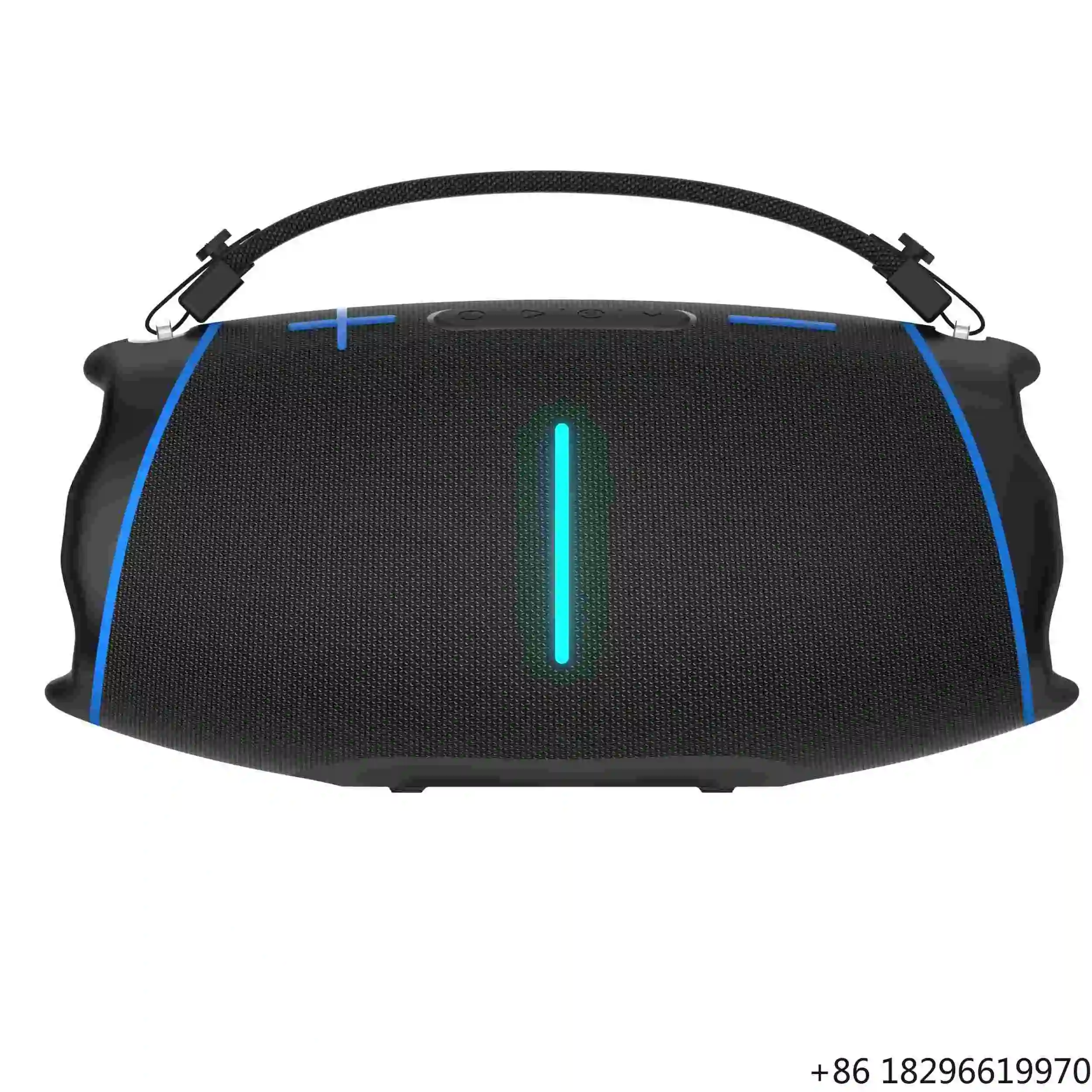 

Custom logo portable RGB medium speaker, super bass subwoofer, wireless home theatre outdoor DJ party rechargeable audio