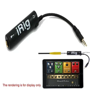 1 pc IRIG Guitar Interface Converter 3.5mm Audio Cable With Low Background Noise, High Fidelity Frosted Anti Scratch Feature