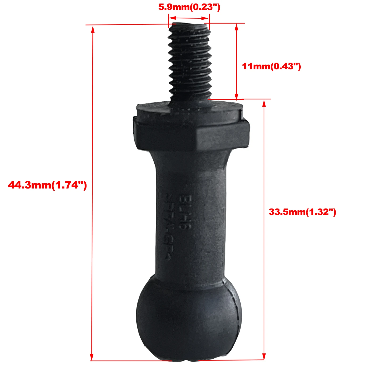 2x Car Engine Plastic Top Cover Ball Mounting Bolt For Audi Q3 Q7 A3 A4 A5 TT Coupe S3 S4 S5 03L103164