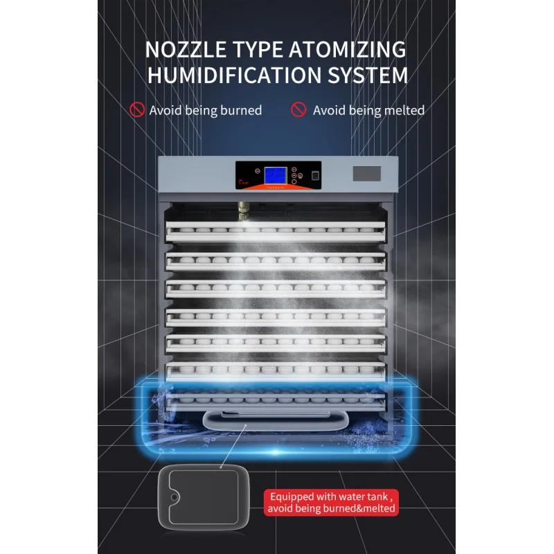 HHD وصول جديد 1000 حاضنة حاضنات البيض الأوتوماتيكية بالكامل #5