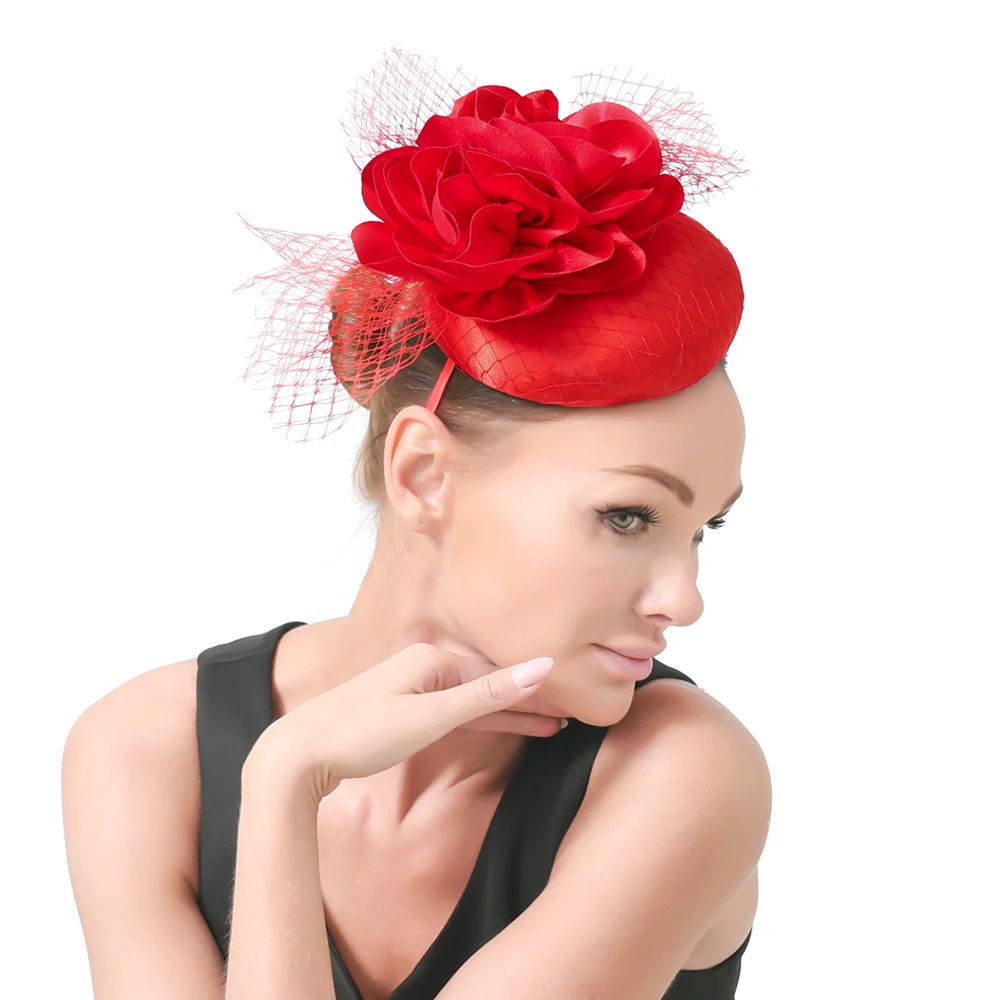 

Elegant Bridal Flowers Fascinator Headwear Fashion Ladies Wedding Party Dinner Hair Accessory Nice Bride Headdress