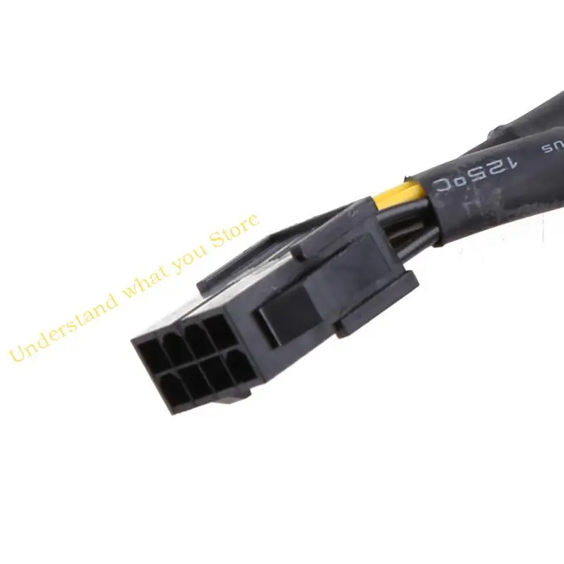 J60A 8-Pin PCIe Splitter PCI for Express Power Supply 8Pin to Dual 6 Pin Extension Connector Y-Splitter with Nylon Sleeve 8.7