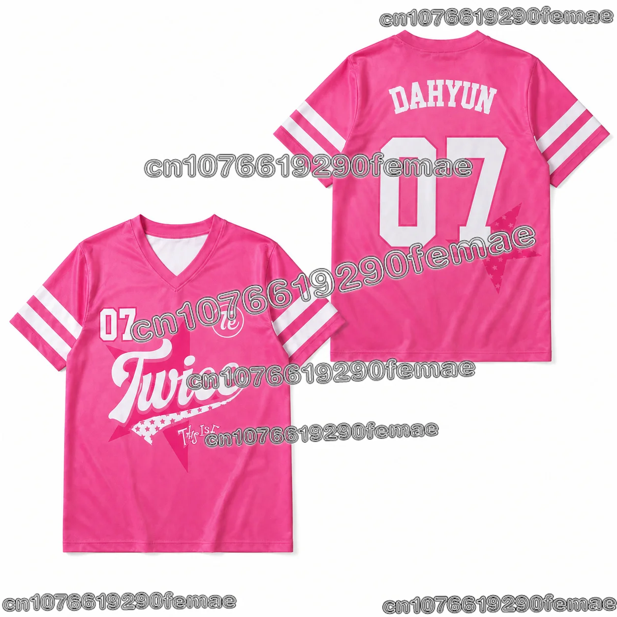 2026 Hot Sale TWICE Fan Collection Shirt K-pop Supporter T Shirt Short Sleeve Casual Sports Top Breathable Comfortable Unisex