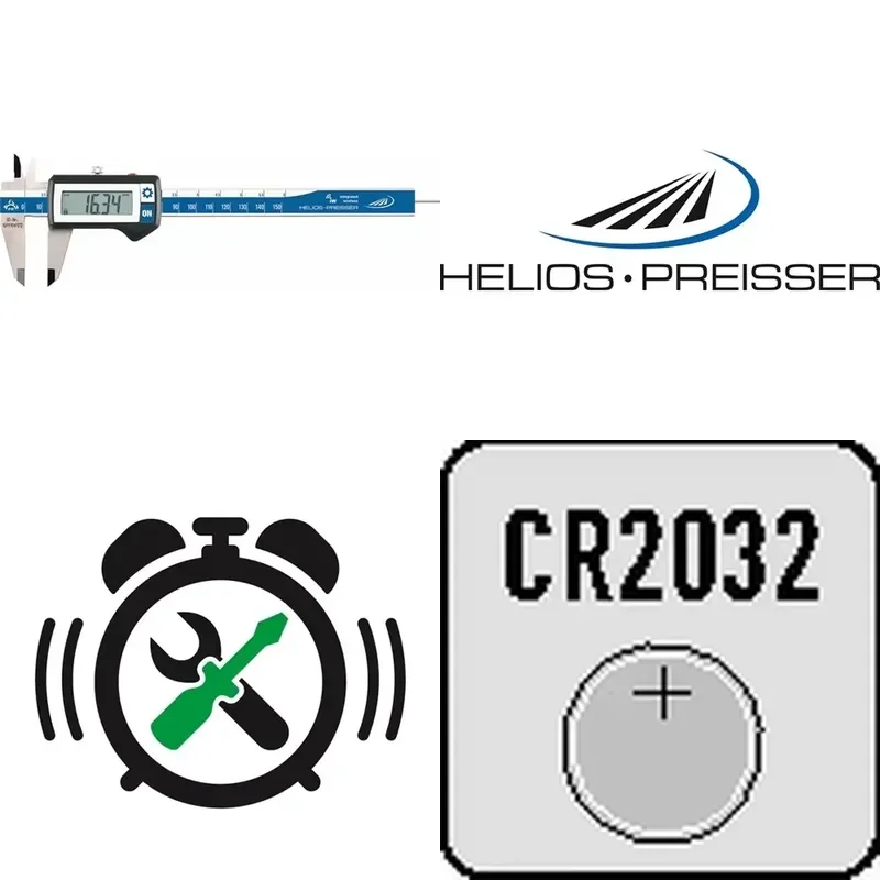 HELIOS PREISSER 300 mm Digital Caliper DIN 862 DIGI-MET IP67 Radio Interface Tape Measure